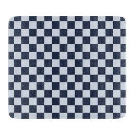 Tabla De Cortar Denim rinse checkerboard pattern