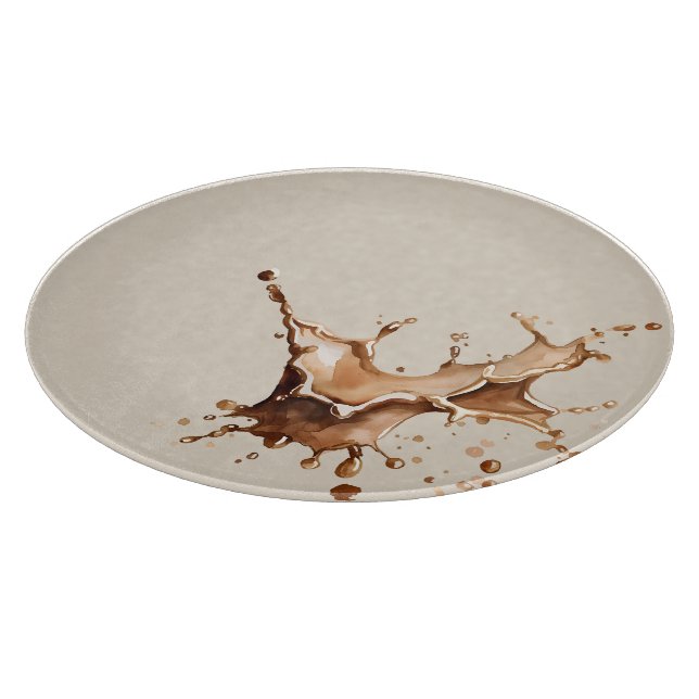 Tabla De Cortar Derrame de Café (Borde)