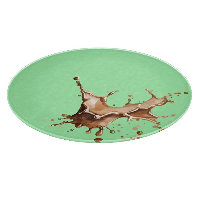 Tabla De Cortar Derrame de Café (Borde)