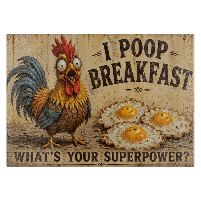 Tabla De Cortar Desayuno Caca (Anverso)
