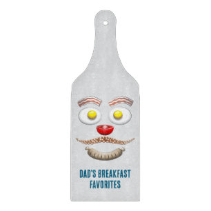 TABLA DE CORTAR DESAYUNO FAVORITO DÍA DEL PADRE