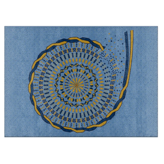 Tabla De Cortar Desenmarañar tablero de corte de vidrio (Anverso)