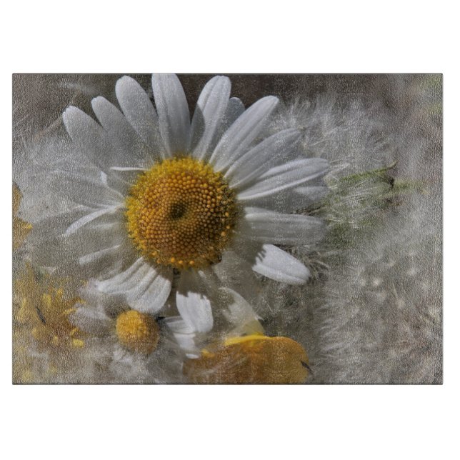 Tabla De Cortar Deseo sobre una margarita (Anverso)