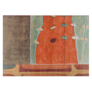 Tabla De Cortar Desfile abstracto de huevos por Erica J Vess