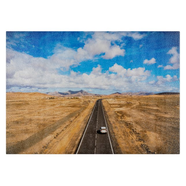 Tabla De Cortar Desiertos | Islas Canarias, España (Anverso)