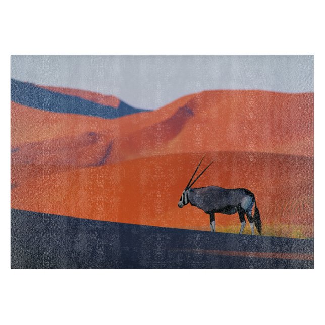 Tabla De Cortar Desiertos | Namib Desert Oryx (Anverso)