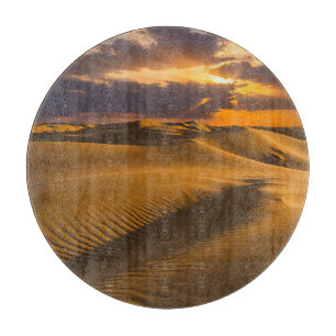 Tabla De Cortar Desiertos   Paisaje de dunas de arena
