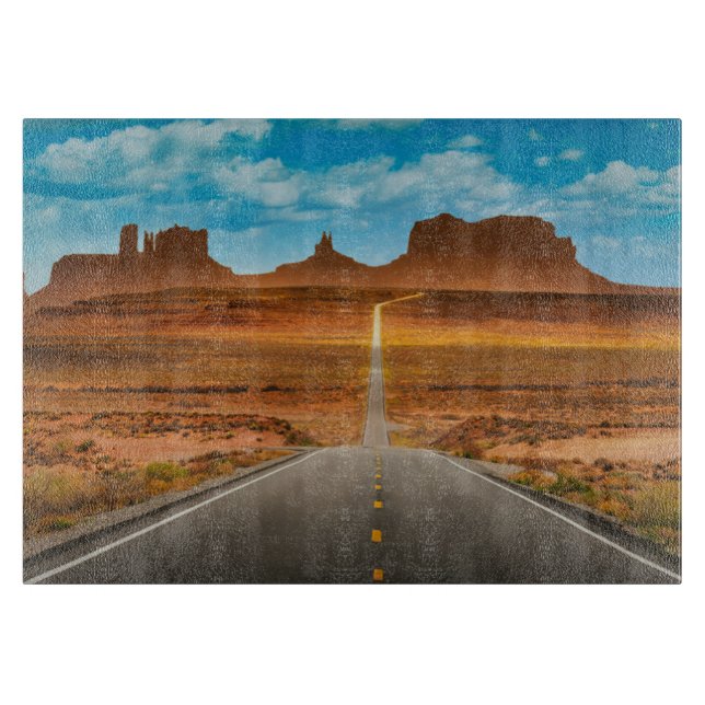 Tabla De Cortar Desiertos | Valle del Monumento, Utah (Anverso)