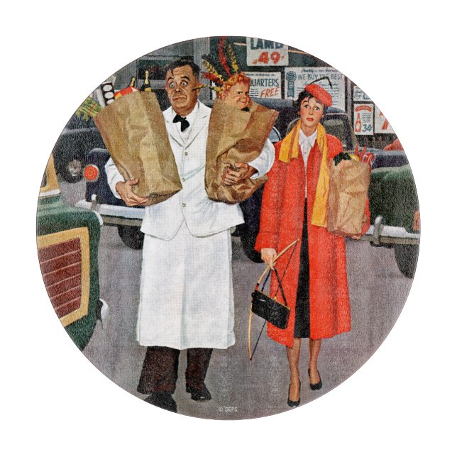 Tabla De Cortar Despido lleno de problemas (Anverso)