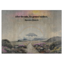 Después de la lluvia (arte paisajístico de acuarel