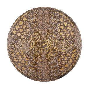 Tabla De Cortar Detalle de mosaico amarillo, Alemania