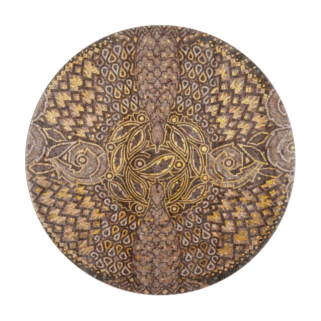 Tabla De Cortar Detalle de mosaico amarillo, Alemania (Anverso)