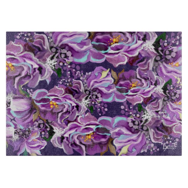 Tabla De Cortar Detalle del alma púrpura (Anverso)