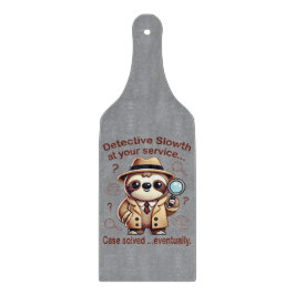 Tabla De Cortar "Detective Sloth" Sloth Private Eye