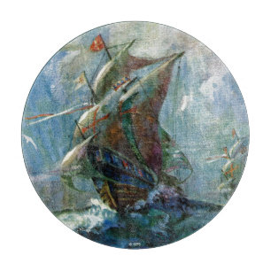 Tabla De Cortar Día de Colón