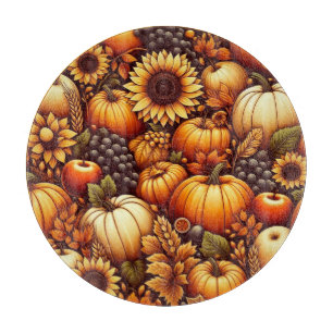 Tabla De Cortar Día de las Brujas/Otoño/Calabaza