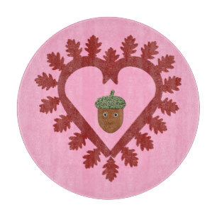 Tabla De Cortar Día de San Valentín Love Heart Acorn