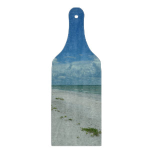 Tabla De Cortar Día En Una Playa Tropical