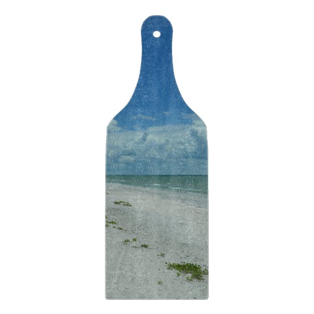 Tabla De Cortar Día En Una Playa Tropical (Anverso)