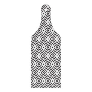 Tabla De Cortar Diamantes blancos y negros