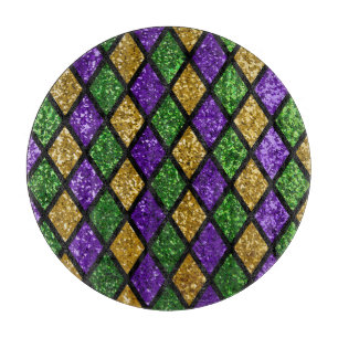 Tabla De Cortar Diamantes de las baldosas, fondo festivo