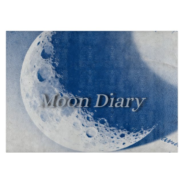 Tabla De Cortar Diario de la luna  (Anverso)