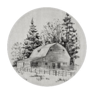Tabla De Cortar Dibujo de barras distantes I