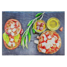Tabla De Cortar "Dieta griega y mediterránea", foto corta. ¡Hazte 