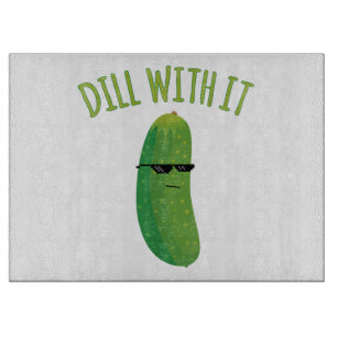 Tabla De Cortar Dill divertido con ese chiste de pepino