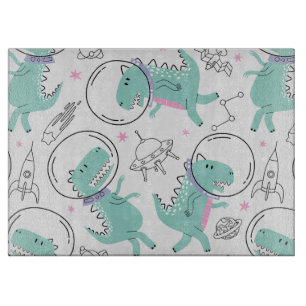 Tabla De Cortar Dinosaurios Espaciales, Dinosaurios Cutos, Buques
