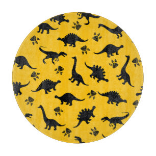 Tabla De Cortar Dinosaurios neones, patrón de grifo urbano