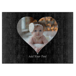 Tabla De Cortar Diseñar su propia foto en forma de corazón único