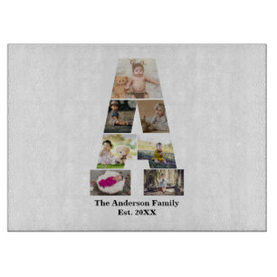 Tabla De Cortar Diseñar su propia letra un Collage de fotos