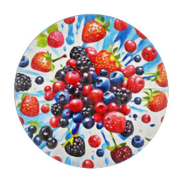 Tabla De Cortar Diseño colorido de Berry Fiesta