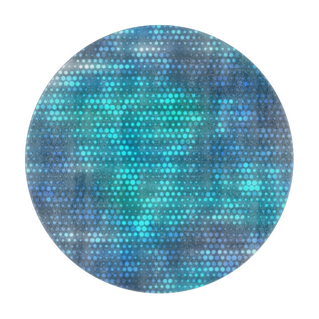 Tabla De Cortar Diseño creativo de fondo azul abstracto. (Anverso)