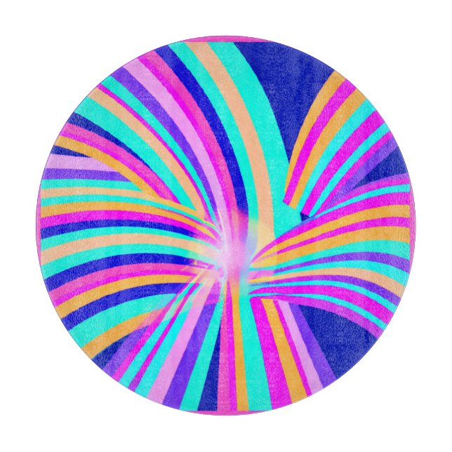 Tabla De Cortar Diseño de arte de patrones único (Anverso)