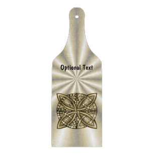 Tabla De Cortar Diseño de arte original del Knot Celtic Gold