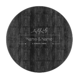 TABLA DE CORTAR DISEÑO DE BODAS NATURAL MÍNIMO ORGÁNICO EDITABLE