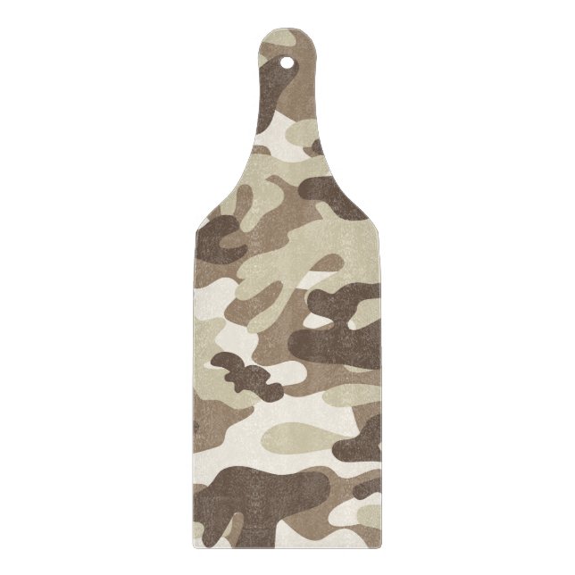 Tabla De Cortar Diseño de Camo Marrón (Anverso)