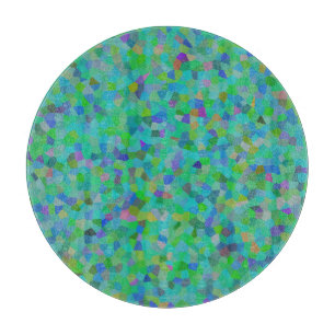 Tabla De Cortar Diseño de confeti multicolor