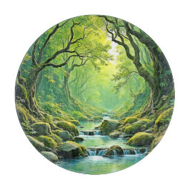 Tabla De Cortar Diseño de flujo forestal encantado