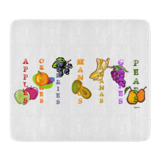 Tabla De Cortar Diseño de frutas Gráficos