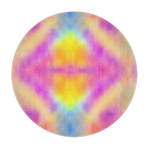 Tabla De Cortar Diseño de gradiente de color iridiscente pastel