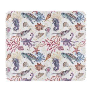 Tabla De Cortar Diseño de la serie de composición de acuarela suba