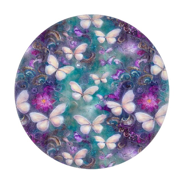 Tabla De Cortar Diseño de la serie de mariposa mística 1 (Anverso)