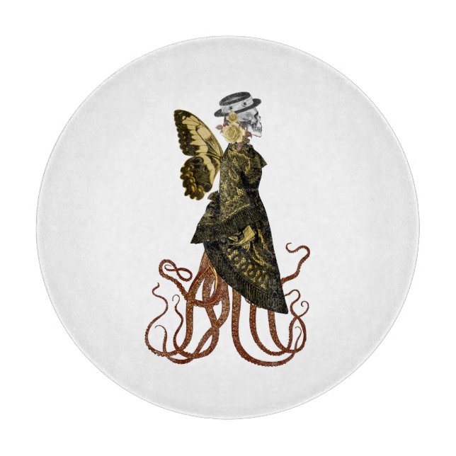 Tabla De Cortar Diseño de la serie Gold SteamPunk 5  (Anverso)