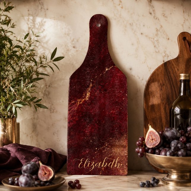 Tabla De Cortar Diseño de mármol burgundy profundo (Subido por el creador)