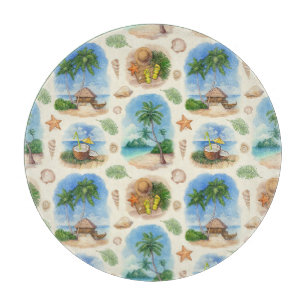 Tabla De Cortar Diseño de Mehndi: Tracería de Doodle curvo