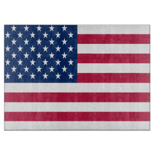 Tabla De Cortar Diseño de orgullo de bandera estadounidense de EE.