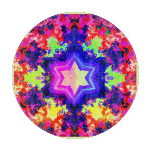 Tabla De Cortar Diseño de patrones coloridos modernos